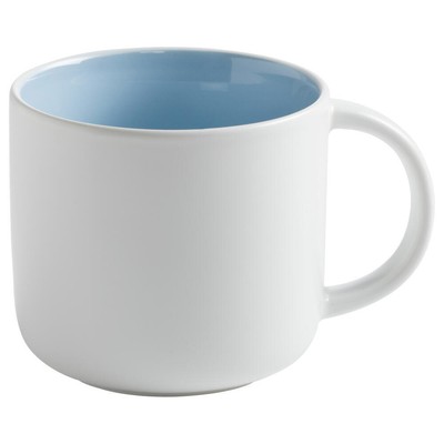 Maxwell & Williams Tint Mug Coffee Mug Drinking Mug White Light Blue 450 ml