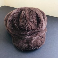 BROWN Faux Fur HAT  Fabulous Furs by Donna Salyers' One Size