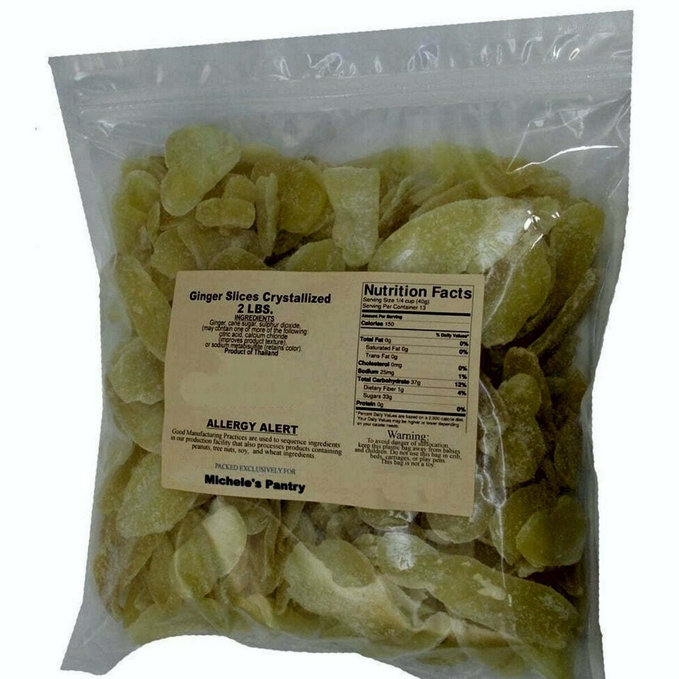 Michele’s Pantry New Sweetened Pineapple Dried Fruit Chunks 2 lb. Bag