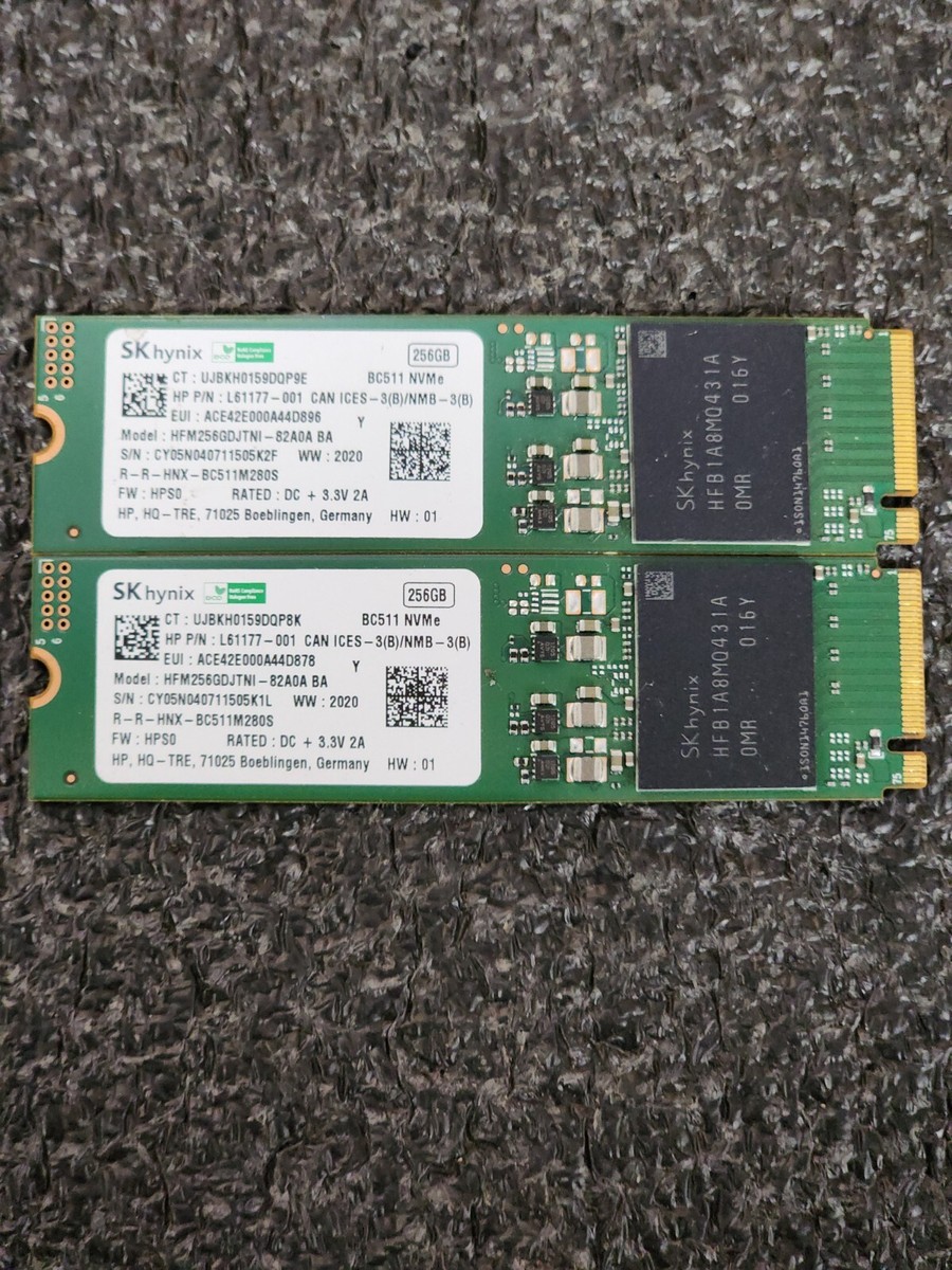 SK HYNIX BC511 256gb 2214 M.2 NVMe SSD Gen3 Solid State***** ONLY