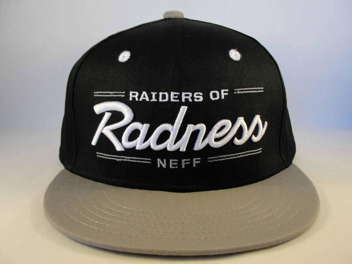 Neff Radness Snapback Hat Cap Black Gray | eBay