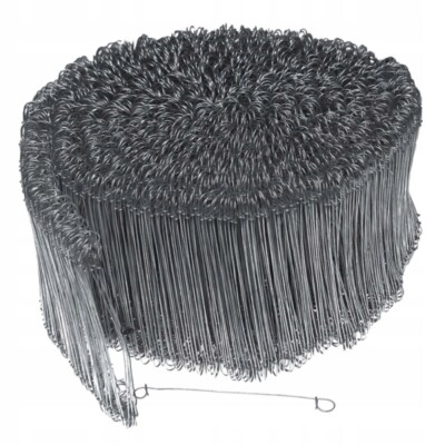 100x Doppelschlaufe Metalldraht Kabelbinder MEHRZWECK Stahl Twist Bewehrung/Garten 