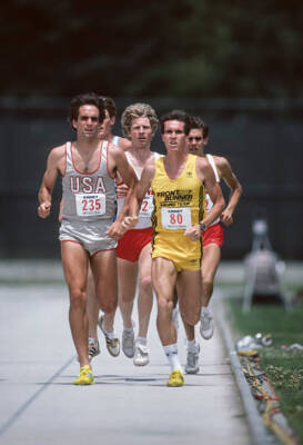Craig Virgin Kinney Invitational Track Meet Edwards Stadium Un- 1984 Old Photo