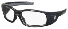 MCR Safety Swagger Safety Glasses Work Eyewear Black Frame Clear Lenses Z87