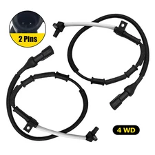 Pair Front ABS Wheel Speed Sensor LH&RH For 1997-04 Ford F150 4.2L 4.6L 5.4L 4WD