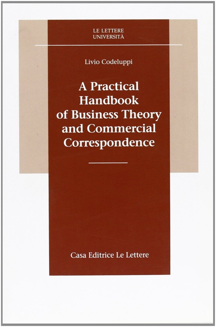 A Practical handbook of business theory and commercial correspondence