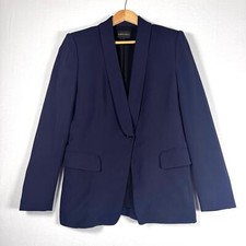 KOBI HALPERIN Single Button Blue Navy Blazer Jacket Size Medium