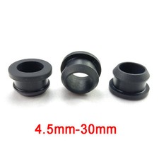 Silicone Rubber Grommet  Plug Bung Cable Wiring Protect 4.5mm-30mm Double Sided