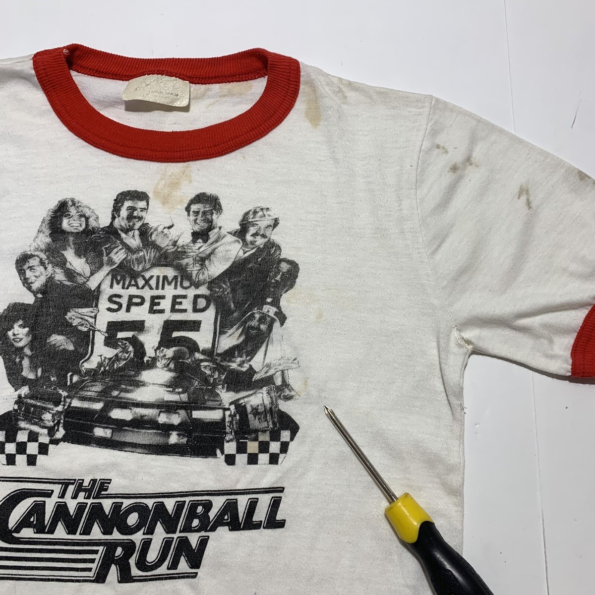 The Cannonball Run 80s Comedy Movie Poster T-shirt Per - Foto 6