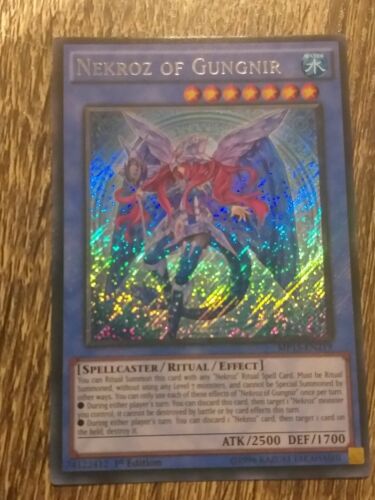 Nekroz of Gungnir - MP15-EN219 - Secret Rare - Yu-Gi-Oh! Card - Picture 1 of 1