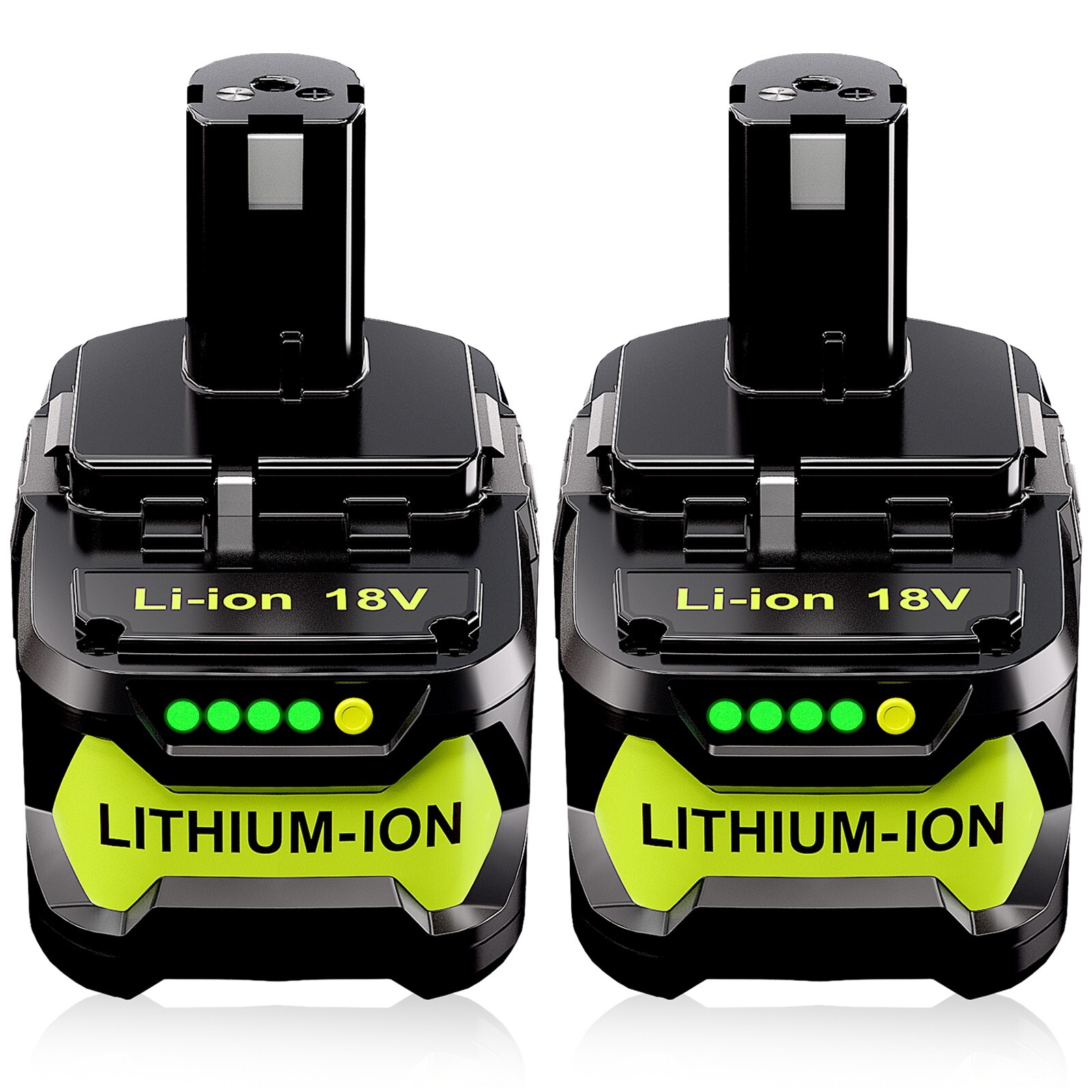 2X High Capacity 8.0Ah Battery 18Volt Lithium-Ion For RYOBI P108 18V One Plus