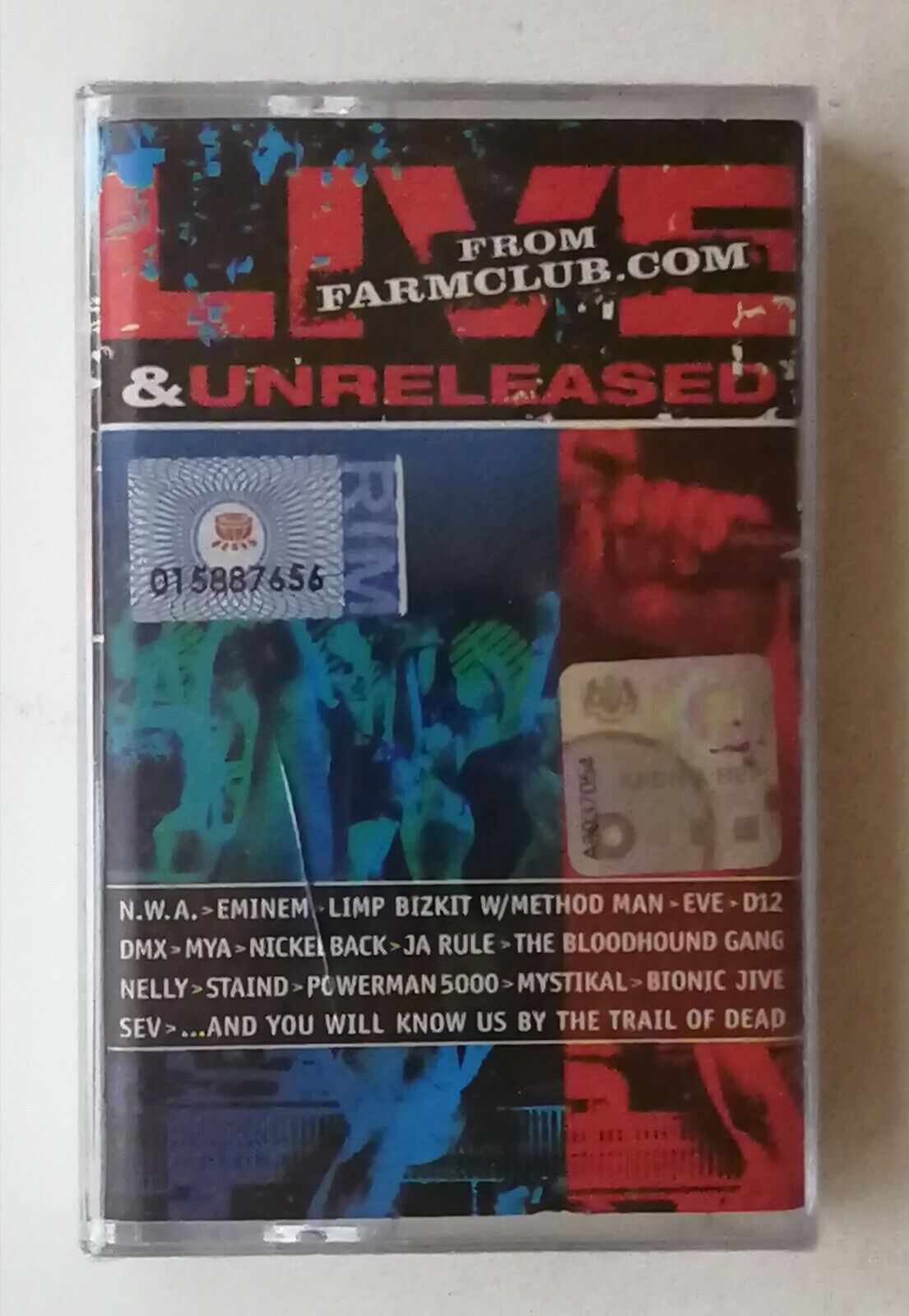 Live & Unreleased Farmclub.com Rare Malaysia Cassette Tape Brand New Sealed