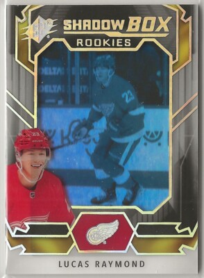 2021 2021-22 SPx Shadow Box Rookies #SB21 Lucas Raymond Detroit Red Wings