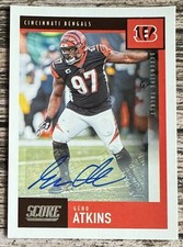 2020 Score Football Geno Atkins Auto #57 Cincinnati Bengals