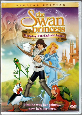 The SWAN PRINCESS a MYSTERY Of The ENCHANTED TREASURE on DVD Kids ANIMATED NEST!
