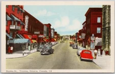 Dundas Street Trenton Ontario Gilbert Hotel ON PECO Postcard H69