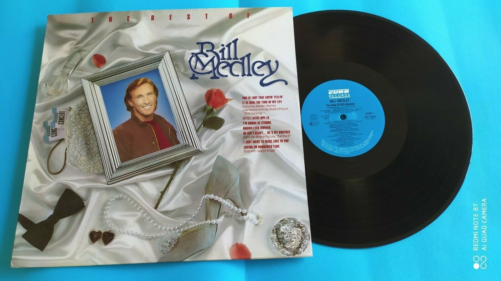 BILL MEDLEY "THE BEST OF" LP VINYL 1988CURE RECORDS LC0316 GERMANY