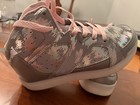 Pre Owned Very Nice 9 Light Mode/ Rechargeable Girl Skechers Size 2 Color Silver — photo 1