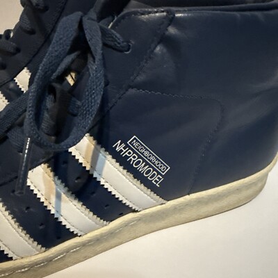 Adidas Originals + Neighborhood Pro Model Blue/ White Hi Top