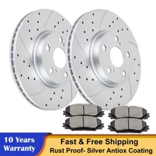 Front Brake Discs Rotors + Pads for Toyota Corolla VIBE Matrix  SCION XD Brakes