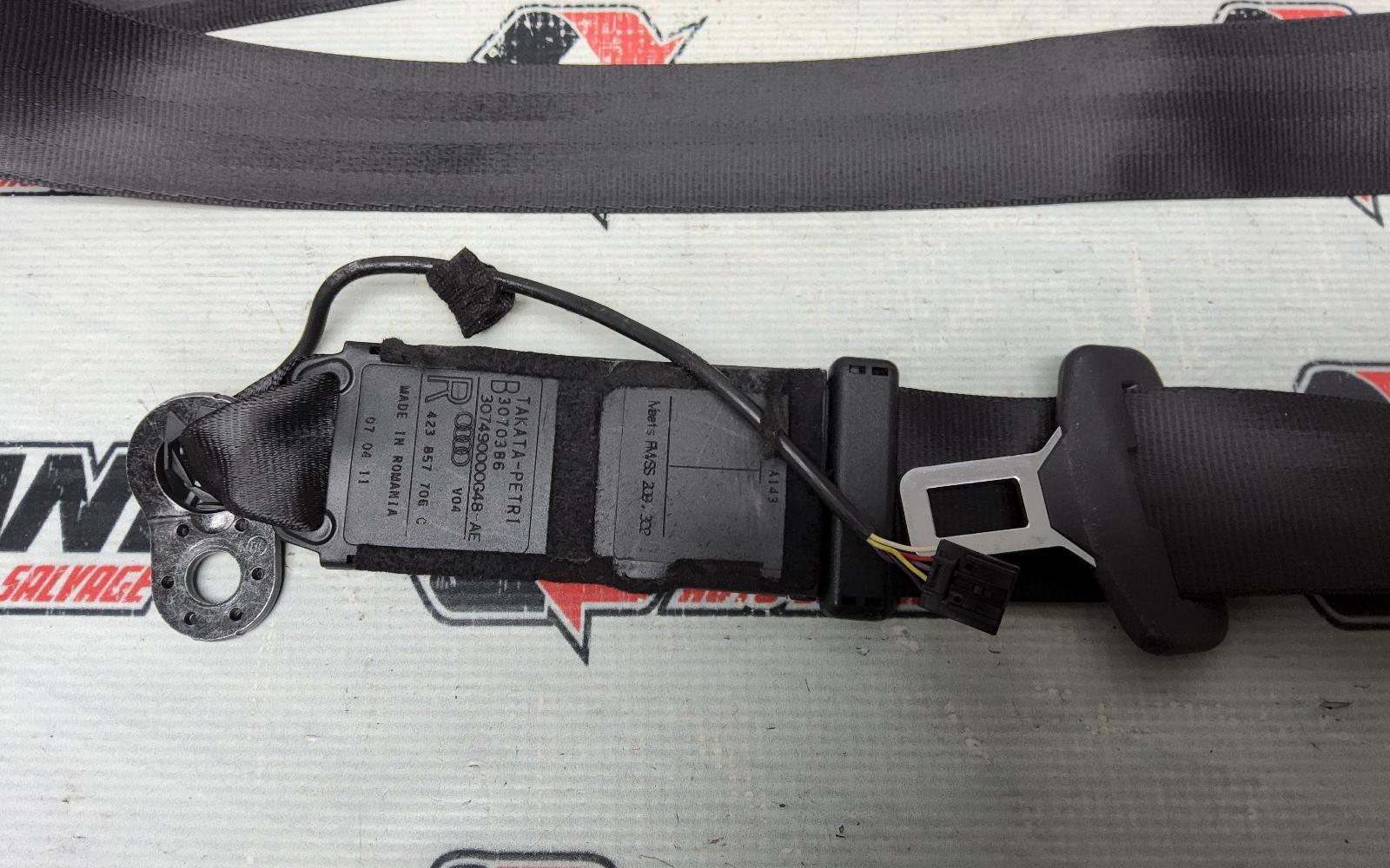 11 12 13 14 15 AUDI R8 RIGHT FRONT PASSENGER SIDE SEAT BELT RETRACTOR BLACK