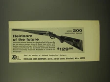 1967 Richland Arms Model 200 Lightweight Double Shotgun Advertisement