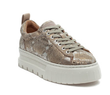 J/Slides Roger Lace Up Low Top Sneakers Natural Emboss Size 8.5M 240217