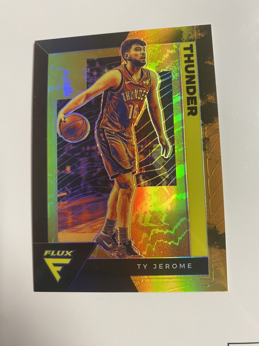 2020-21 PANINI FLUX TY JEROME #125 GOLD 12/49 OKLAHOMA CITY