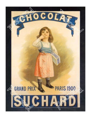 Historic Chocolate Suchard 1900 Advertising Postcard 2