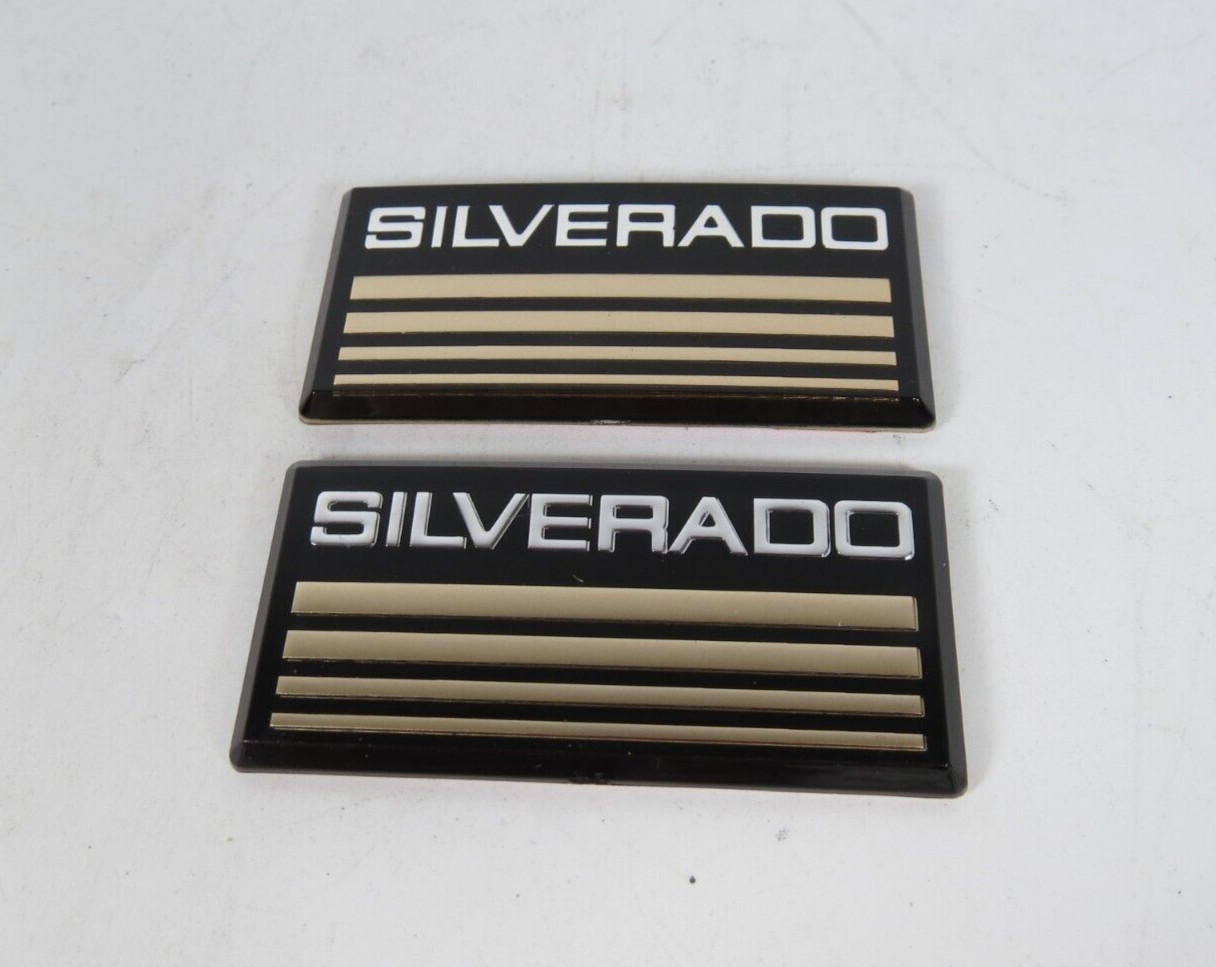 1988-1998 Chevy Silverado Emblems Side Body Cab Pickup Truck Badges Symbol Logo