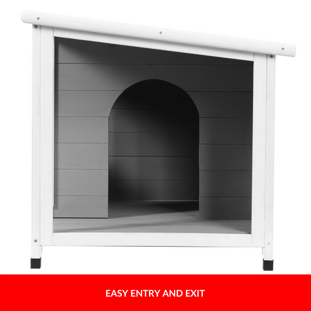 i.Pet Dog Kennel House Large Wooden Outdoor Pet Kennels Indoor Puppy