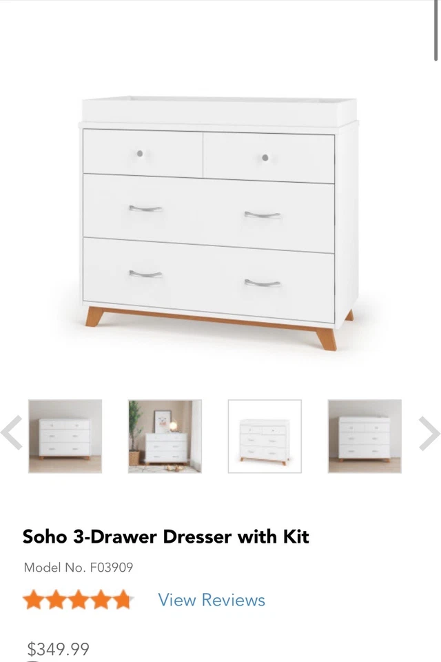 Conjunto de cômoda Childcraft Soho - Imagem 2 de 4