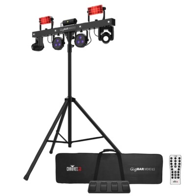 Chauvet DJ GigBAR Move ILS 5-in-1 Moving Heads Derby Washes Laser & Strobe Sy...