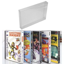 Clear Box Protectors For SEGA CD/SATURN/PS1 LONGBOX Video Games Custom Cases CIB
