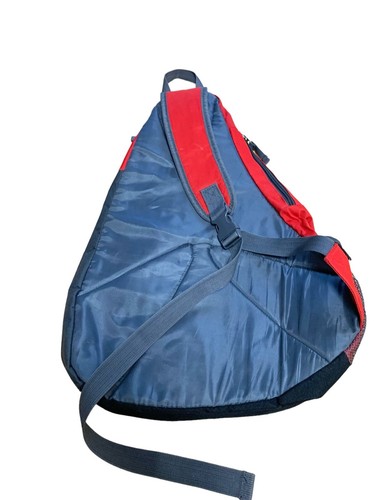 Intrepid Adventure Gear Backpack-Red-Gray Black-3 Zippered Compartments Preowned - Picture 2 of 3