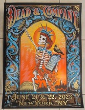 Dead and Company Poster FOIL Citi Field 2023 New York XXX/2020 Mike Dubois