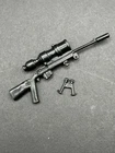 Vintage G.I. Joe Low-Light (V1) 1986 Rifle & Bi pod Part Accessory Hasbro weapon