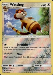 Watchog 108/145 Guardians Rising Reverse Holo