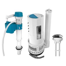 3 Inch Top Dual Flush Valve Repair Kit for One Piece Toilet 10"-13" Tank Hei...