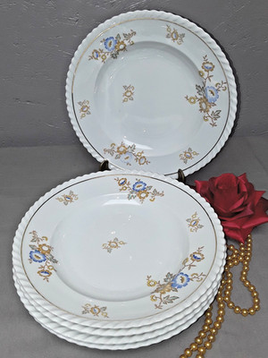 K&A Krautheim Selb Bavaria Suppenteller Porzellan 5er Set Teller E 764