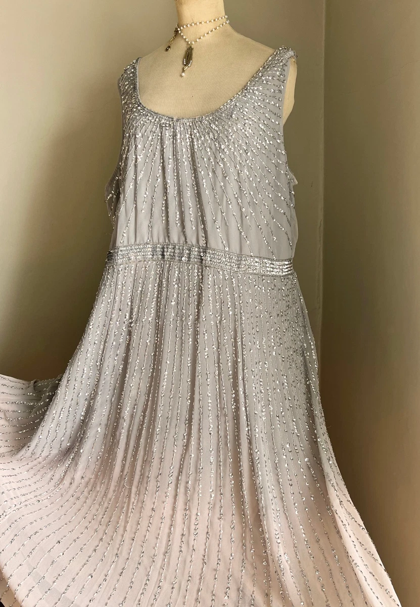 grey dresses uk A-Line V Neck Appliques Tulle Grey Long Prom Dress With Split DTP805 –  DressTok.co.uk main image 0
