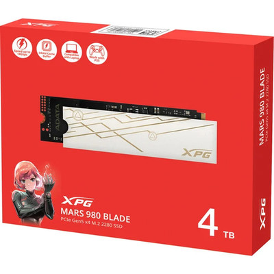 ADATA XPG MARS 980 BLADE NVMe SSD, PCIe 5.0 M.2 Typ 2280 - 4 TB