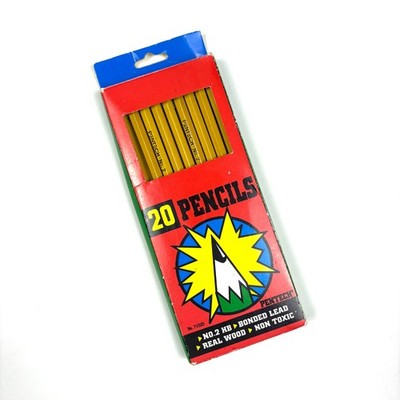VTG 1993 Pentech No. 2 HB Pencils 19 ct. Bonded Lead Reaal Wood Non Toxic 71020