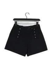 Rumour Women's Shorts S Black Wool with Cashmere Mom