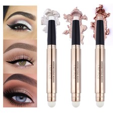 3 PCS Eye-Shadow Stick Makeup Cosmetics Eye Brightener, Waterproof Rotatable ...