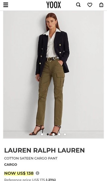 Women Polo Ralph Lauren Trousers Beige 40 / L / 48