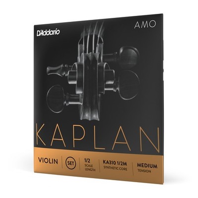 D'Addario Kaplan Amo Violinsaiten-Set, Maßstab 1/2, mittlere Spannung