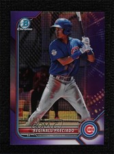 2022 Bowman Chrome Prospects Purple Refractor /250 Reginald Preciado #BCP-44 4b9