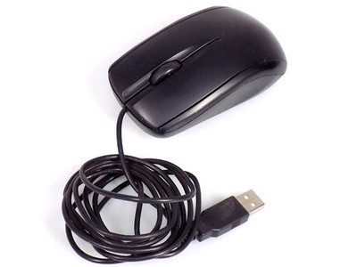 Acer MOFGUO MS.11200.088 USB Optical Mouse, Black, Optische Maus, Schwarz