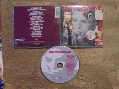 David Bowie Changesbowie CD Rykodisc 1990 Best Of Greatest Hits Ziggy Stardust